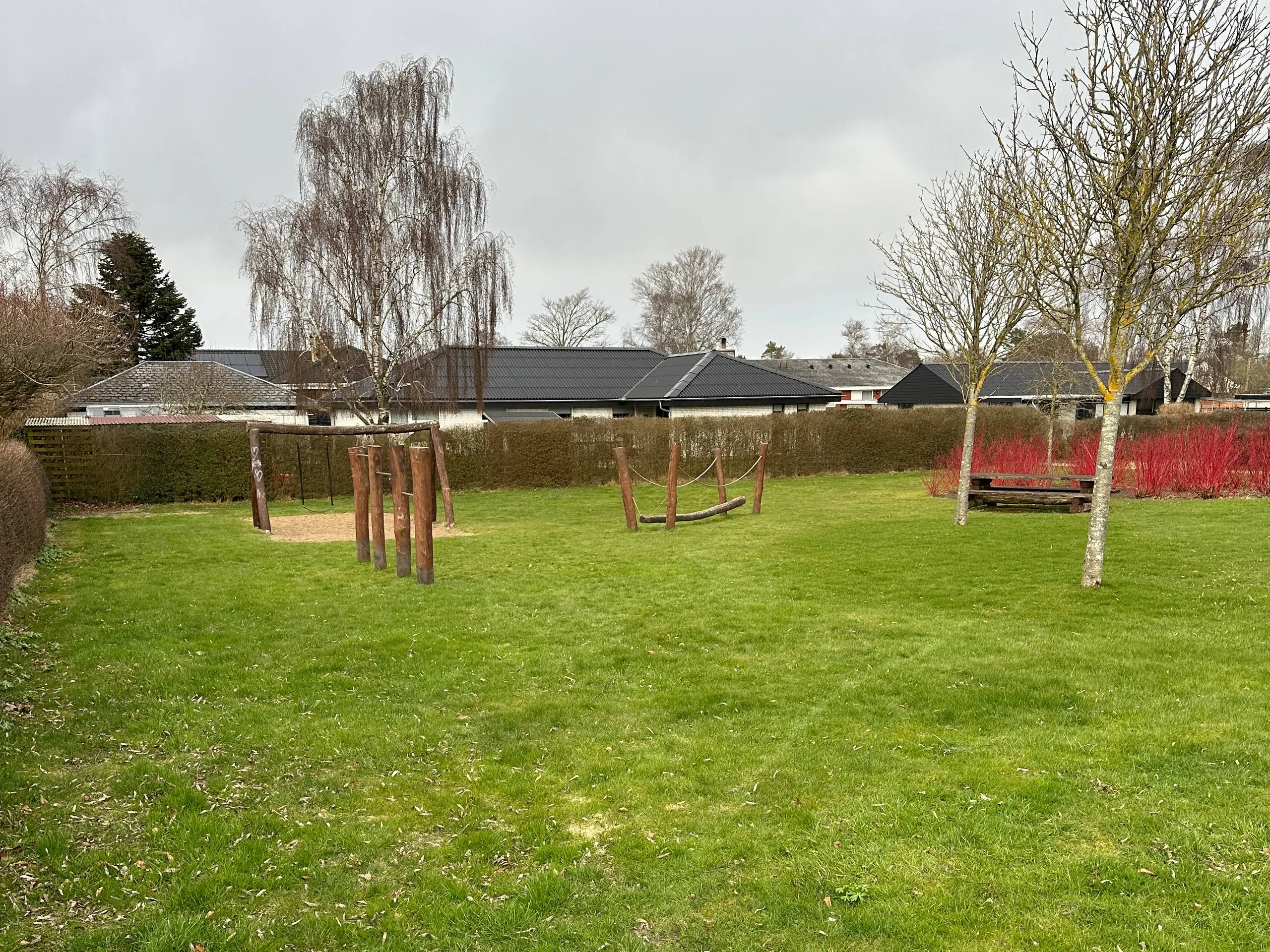 Grønt fællesareal i Rebildparken